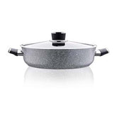 A3907 Low Casserole Dish, 4.0L - 28X7.5 Cm - Silver